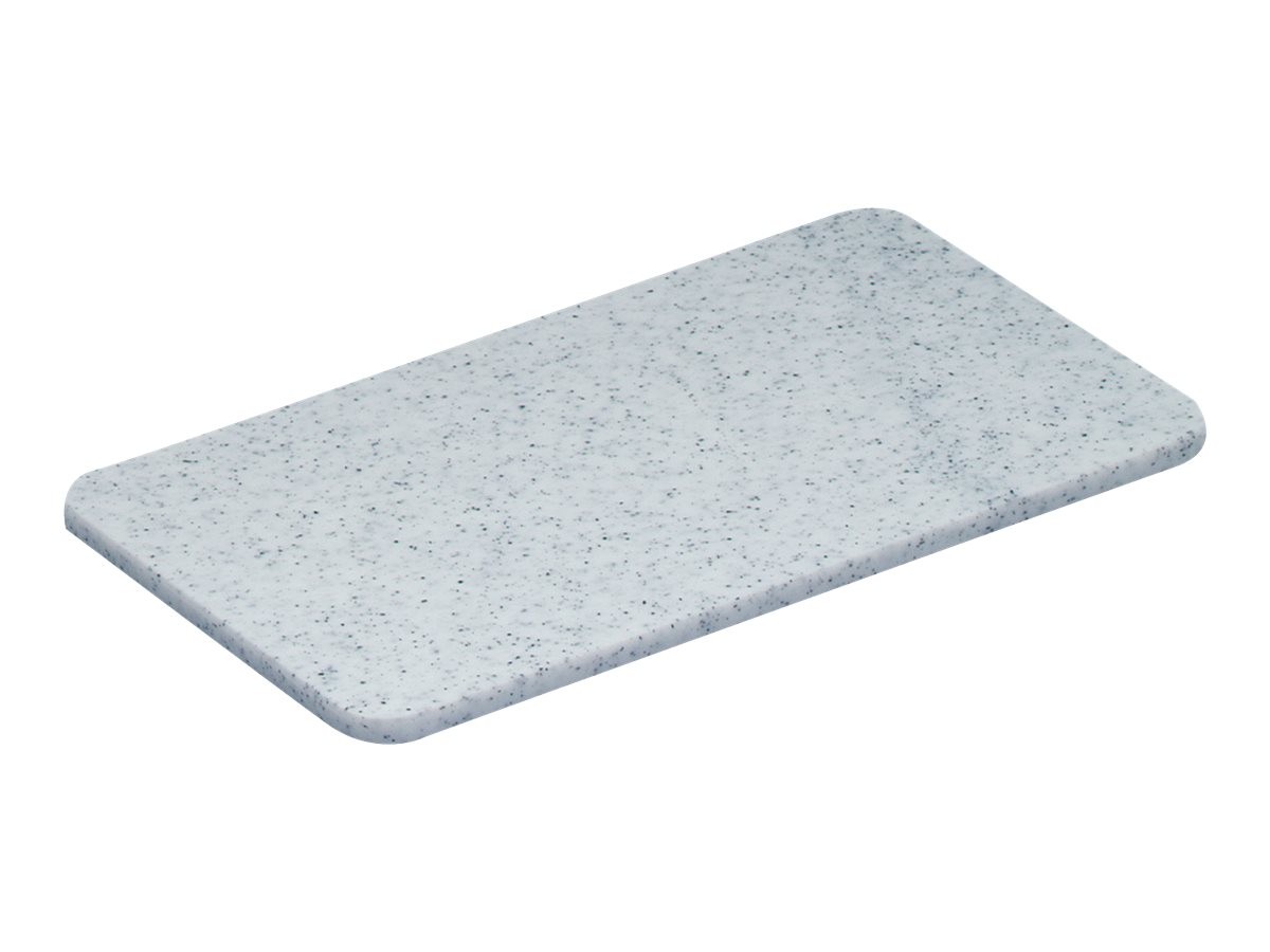 Zassenhaus Frühstueckbrett Kunstst. hellgrau 25x16x0.9cm Granit 060010
