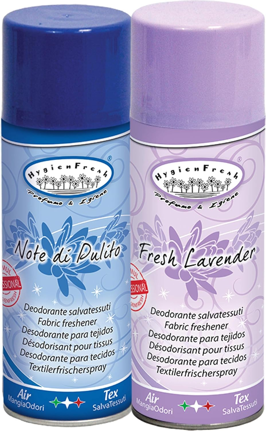 HygienFresh DeoSpray Deodorante NOTE PULITO + FRESH LAVENDER 400 ML