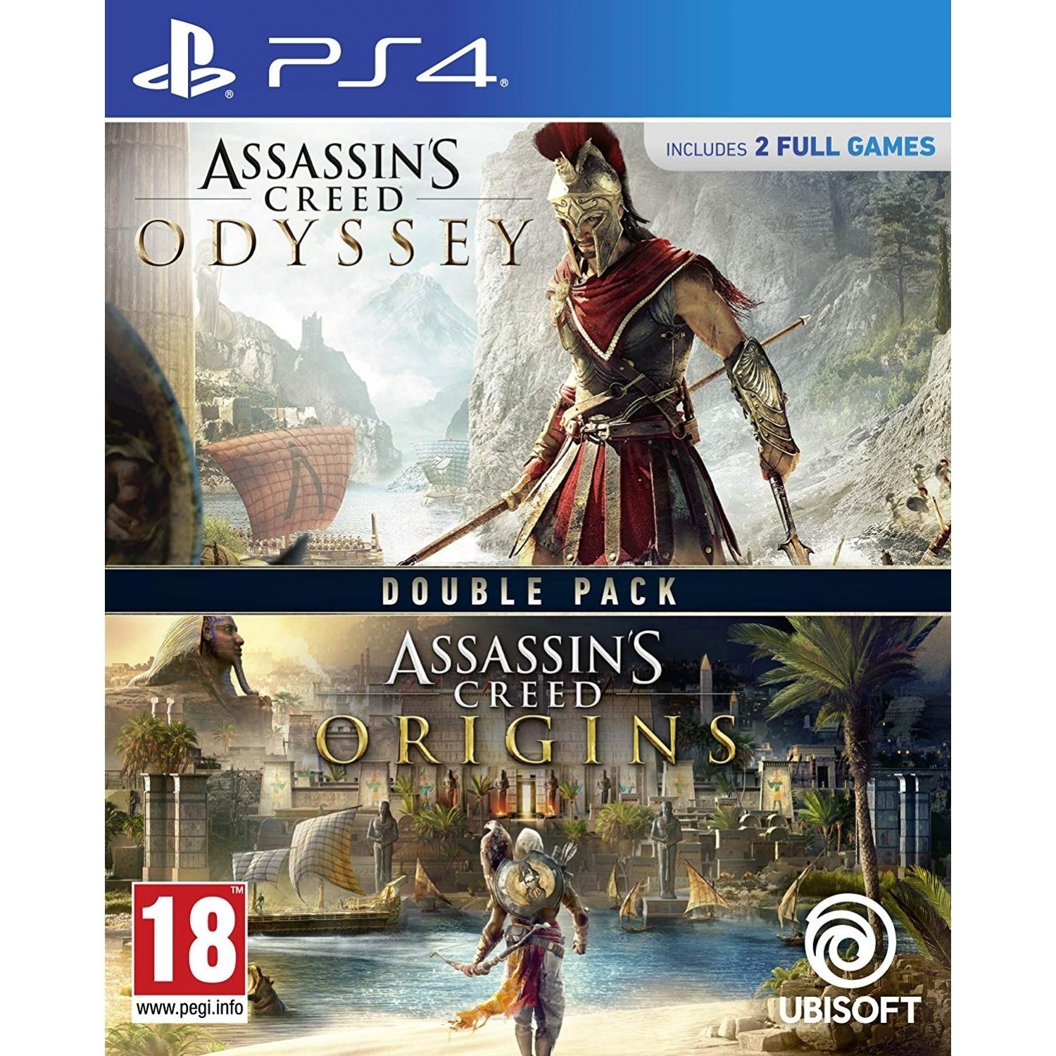 Assassin's Creed Origins & Odyssey, Juego para Consola Sony PlayStation 4, PS4