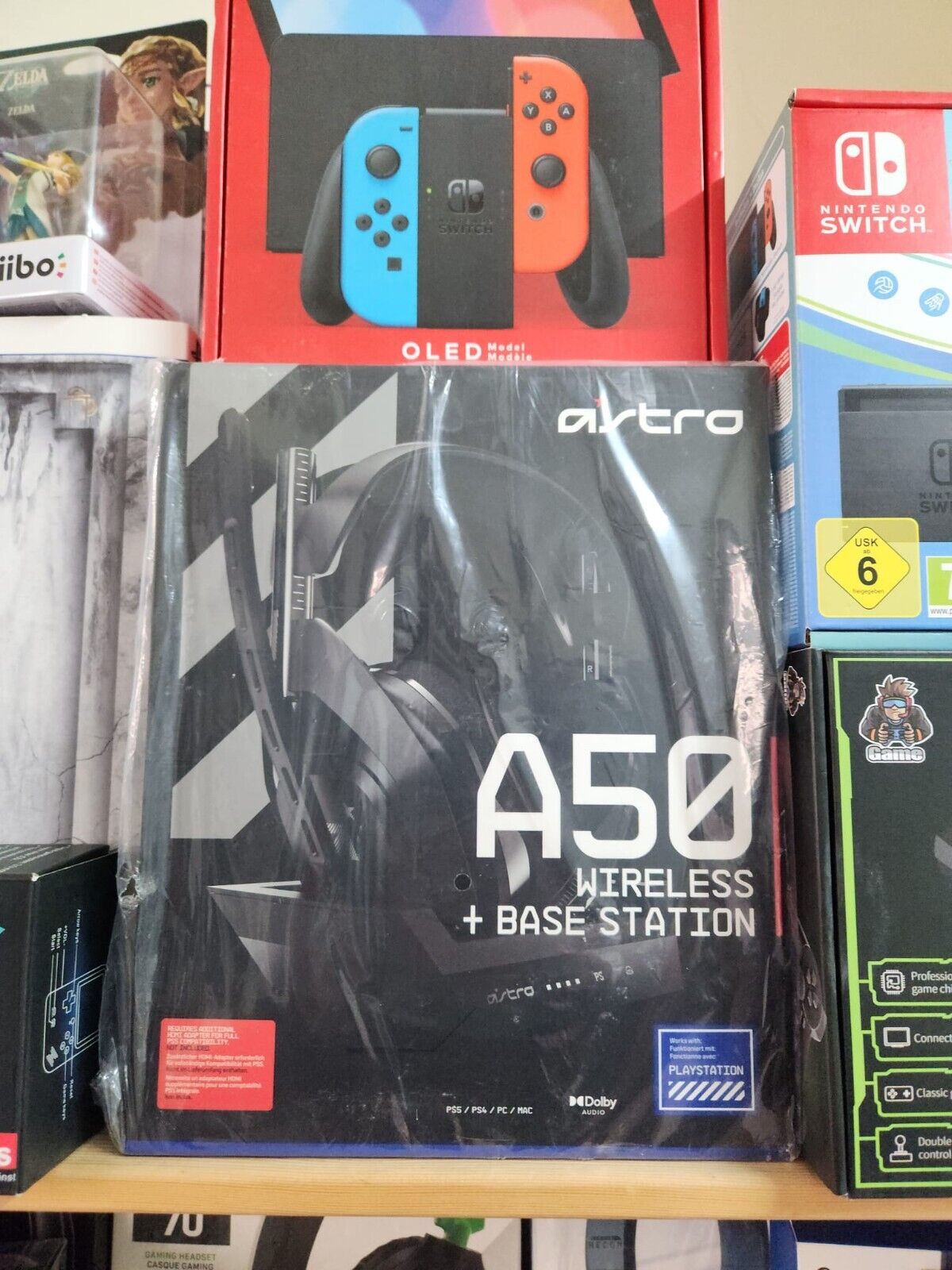 ASTRO A50 Wireless + BASE STATION PS5 PS4 PC MAC NUOVO SIGILLATO