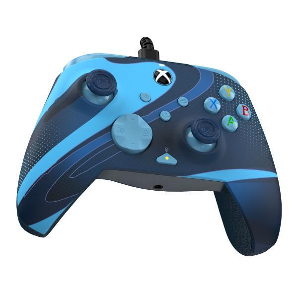 PDP REMATCH GLOW Advanced Blu USB Gamepad Analogico/Digitale PC, Xbox One, Xbox