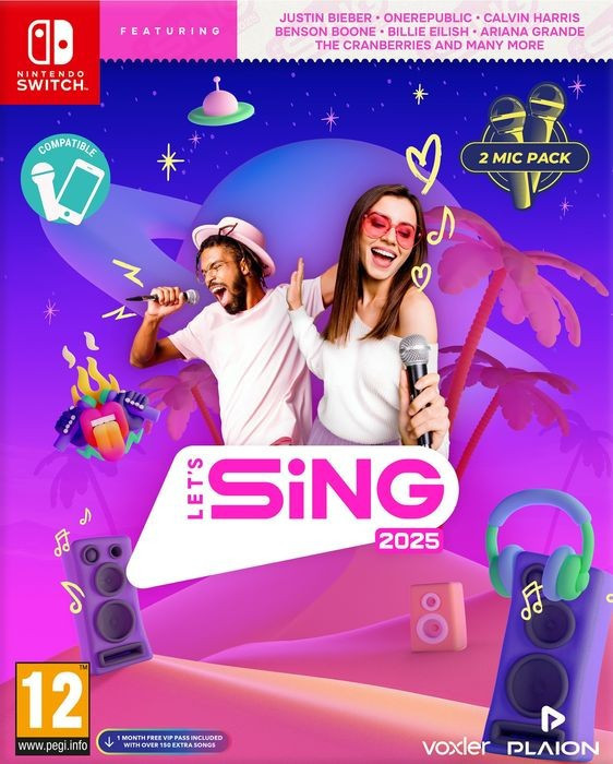 Let's Sing 2025 Juego Fisico para Consola Nintendo Switch