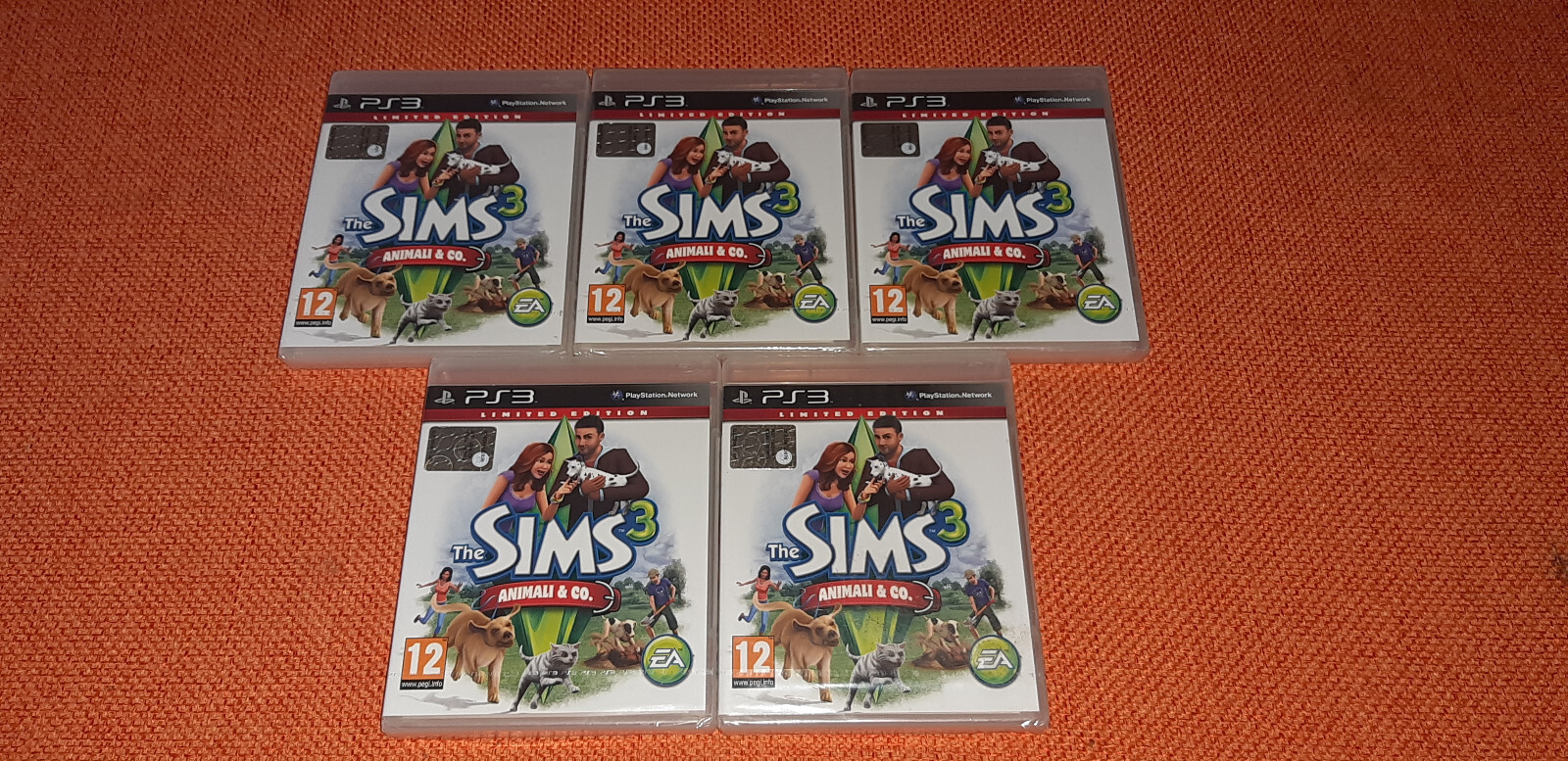 LOTTO 5 THE SIMS 3 ANIMALI & CO. PS3 PLAYSTATION 3 GIOCO NUOVI SIGILLATI PAL ITA