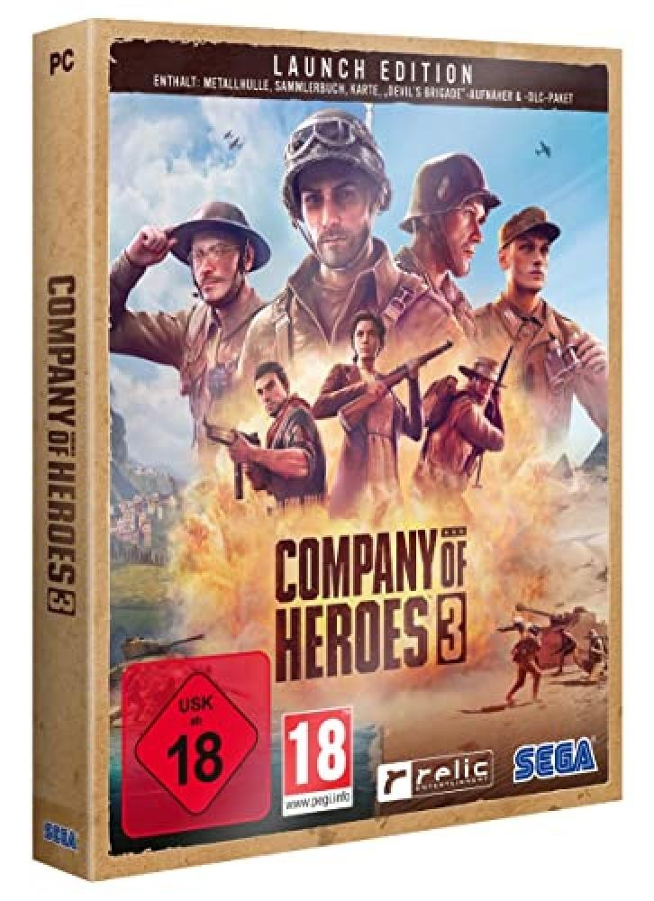 Company of Heroes 3 Launch Edition (Metal Case) (PC) (64-Bit) - NUOVO