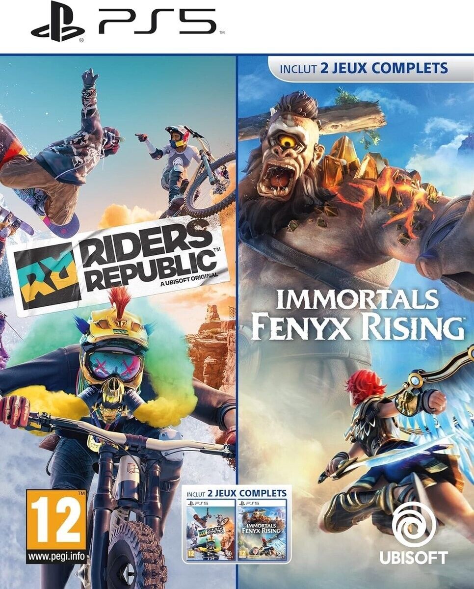 Riders Republic + Immortals Fenyx Juego Fisico para PlayStation 5 PS5 PAL FR