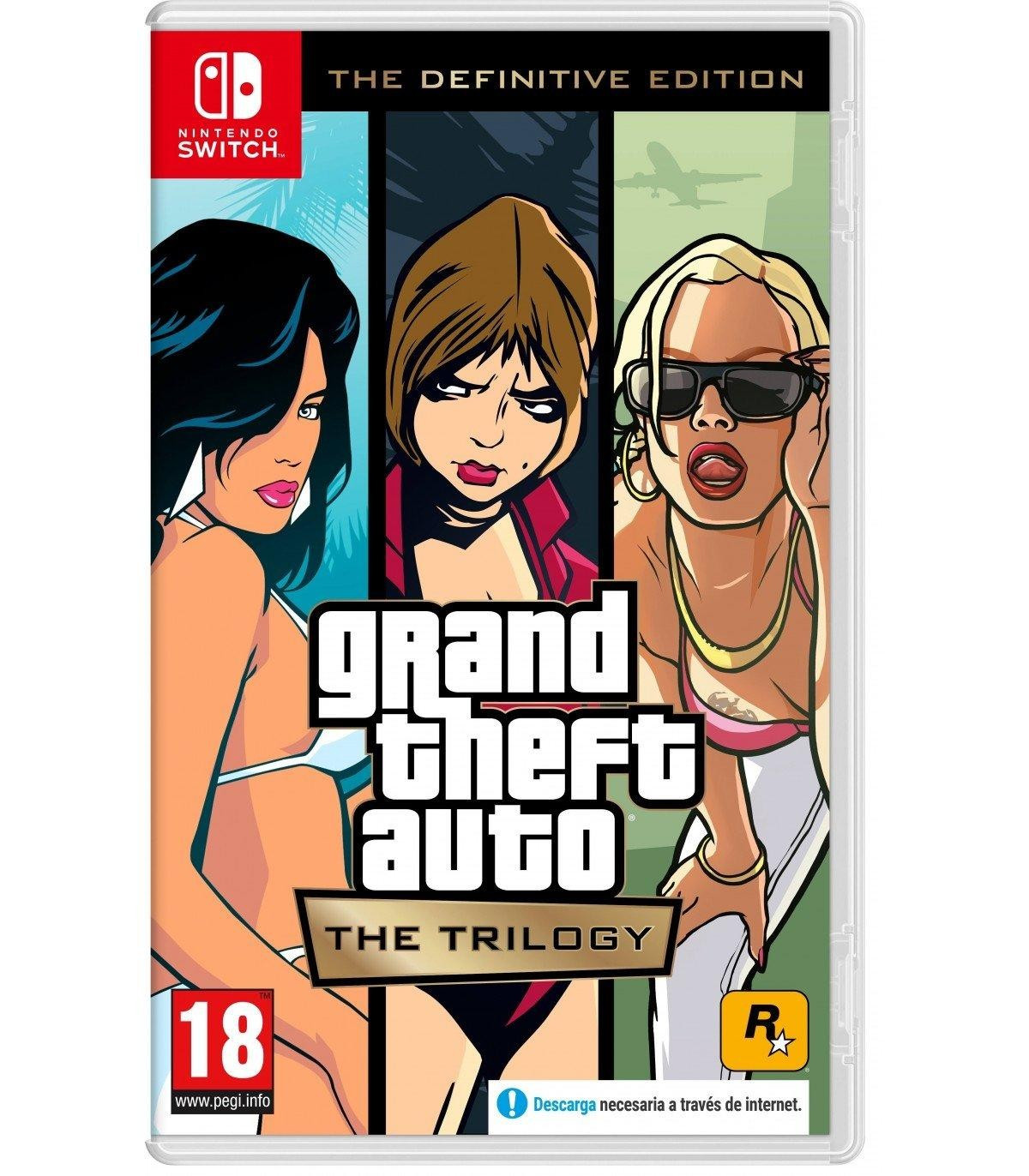 Grand Theft Auto Trilogy Definitive Edition Juego para Nintendo Switch [PAL ES]