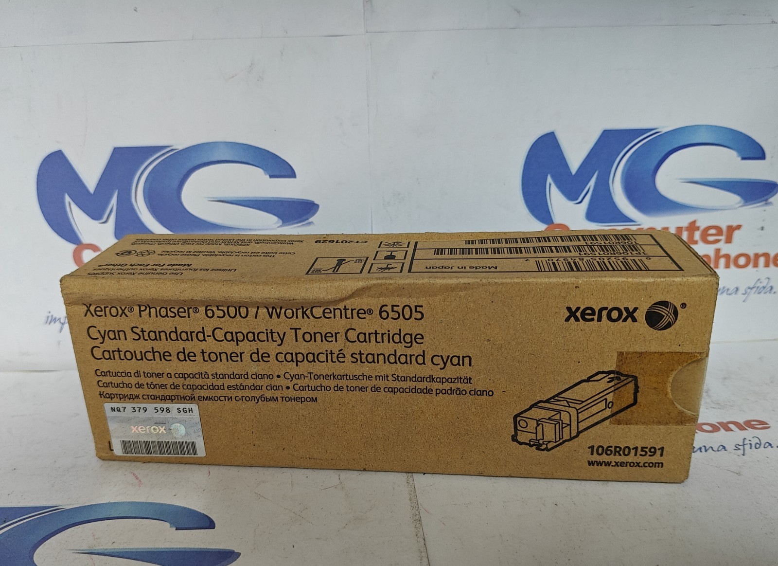 Xerox Cartuccia - Toner 106R01591 CIANO X PHASER 6500/ WC 6505 CAPACITÀ STANDAR