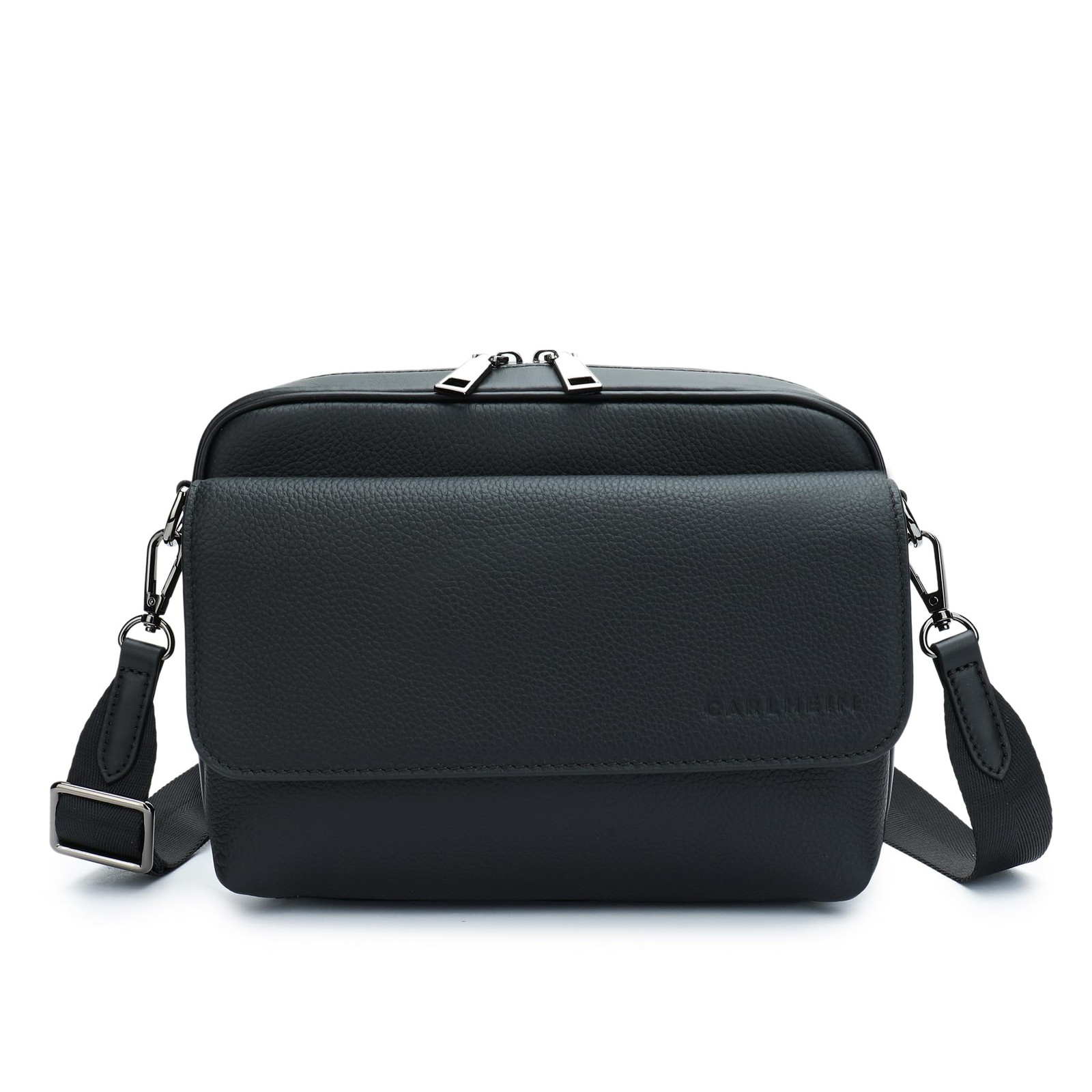 Carlheim Crossbody bag, Cross-Wear Kai, Genuine Leather, Black (Z1G)