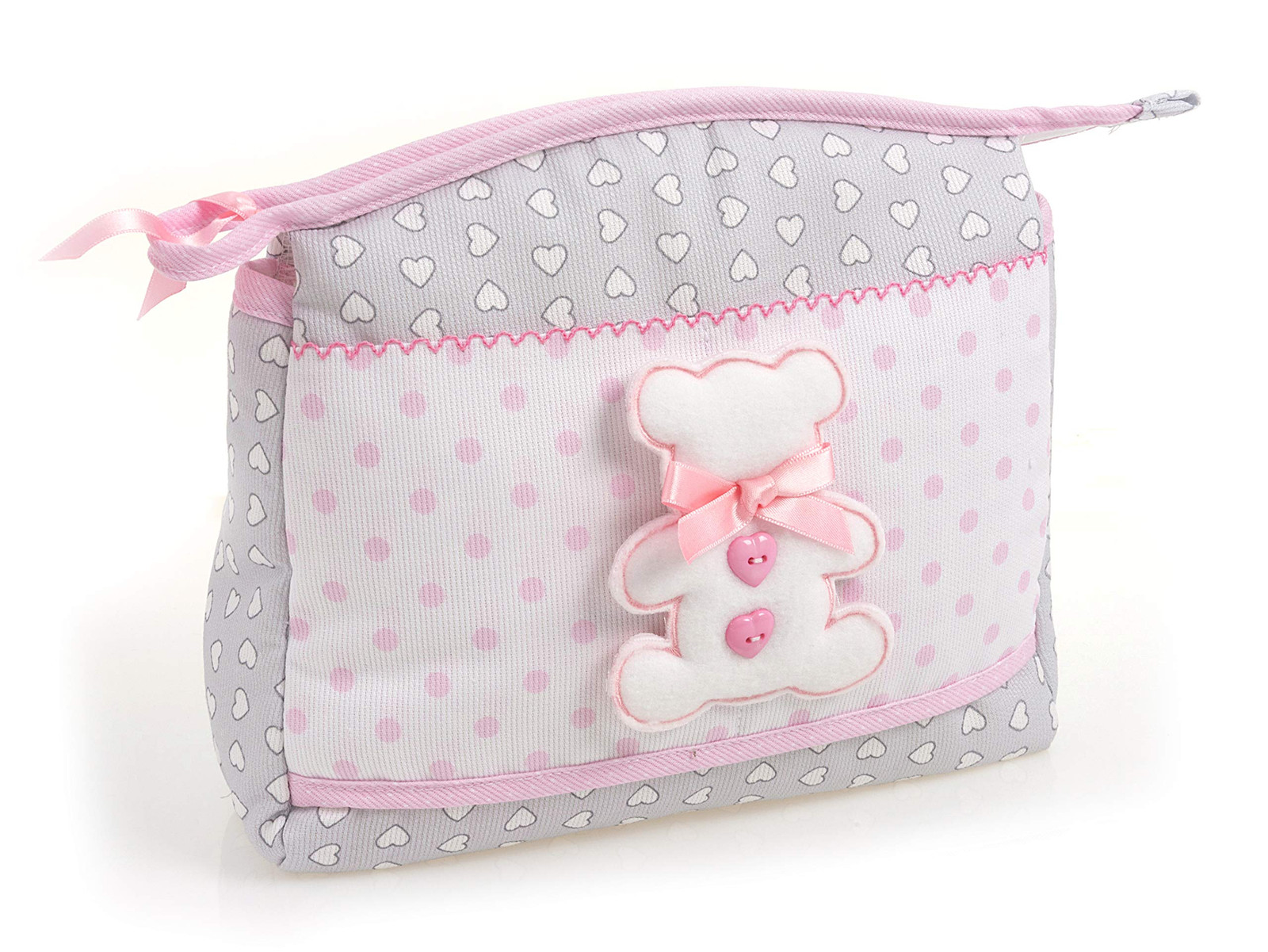 Filet - Trousse con Cerniera per Prodotti di Igiene del Neonato, Misura (u2u)
