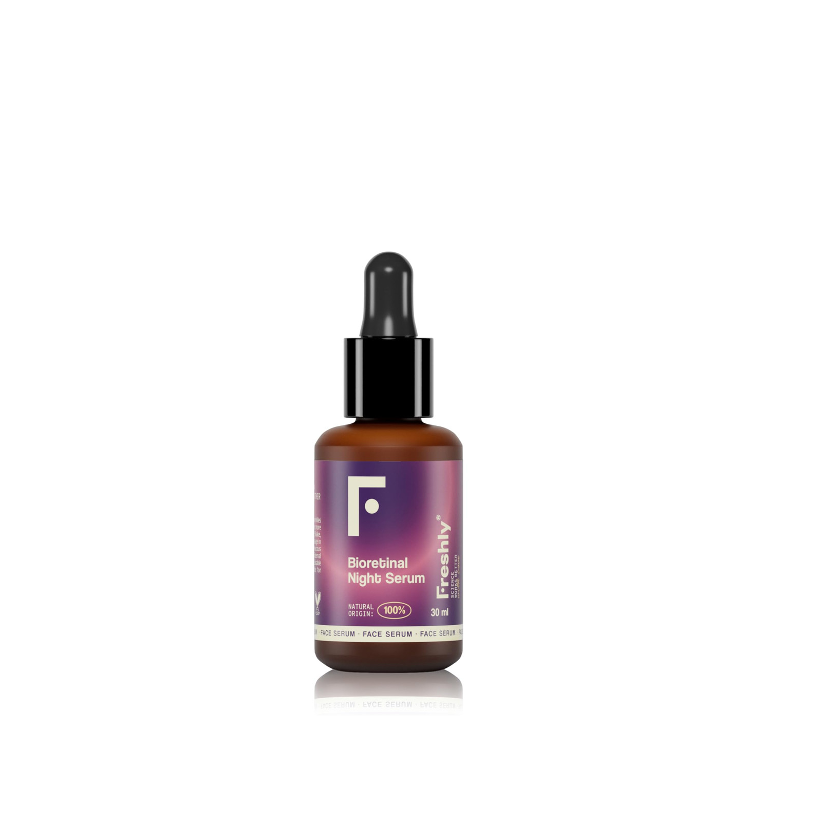 Freshly Cosmetics Siero viso al retinal 100% naturale che riduce rughe e (b2z)