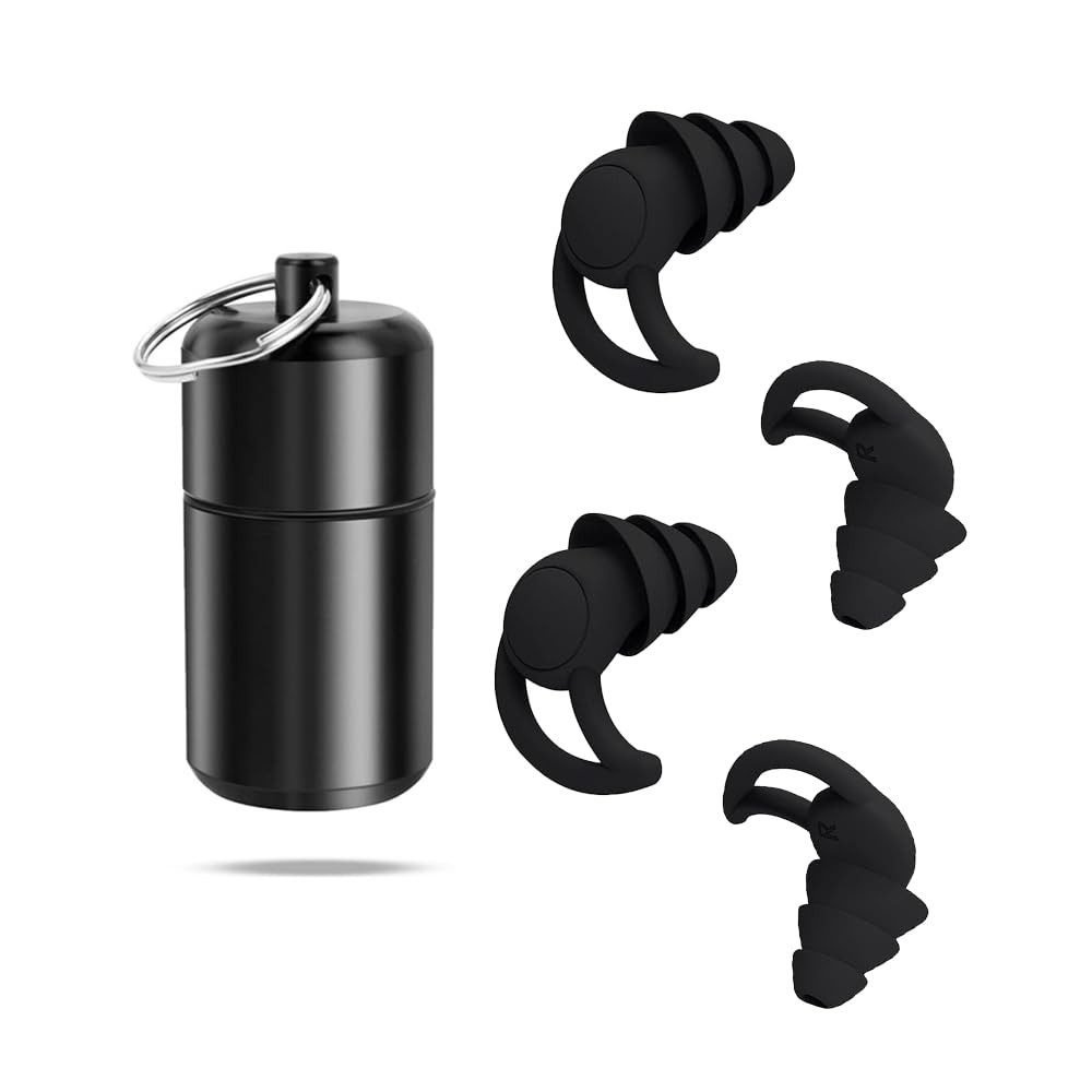 QKEPCY Tappi Silicone Orecchie Tappi per Orecchie per Dormire Tappi (l8V)