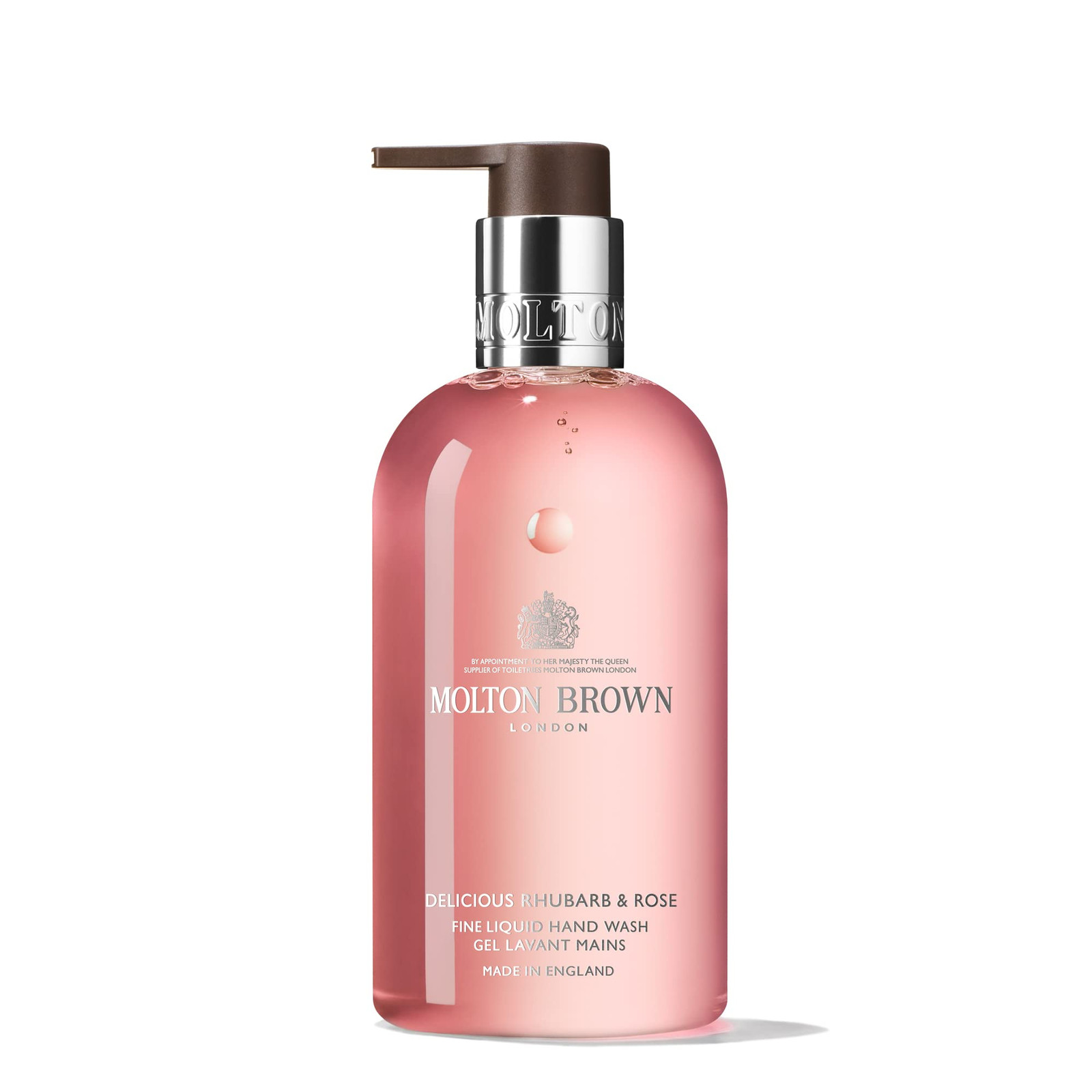 Molton Brown Delicious Rhubarb und Rose - Sapone per lavaggio a mano, 300 (R0f)