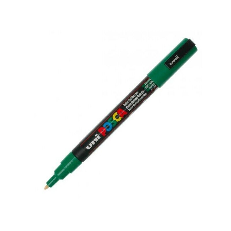 Marcatore UNI POSCA - VERDE - PC3M Punta Fine