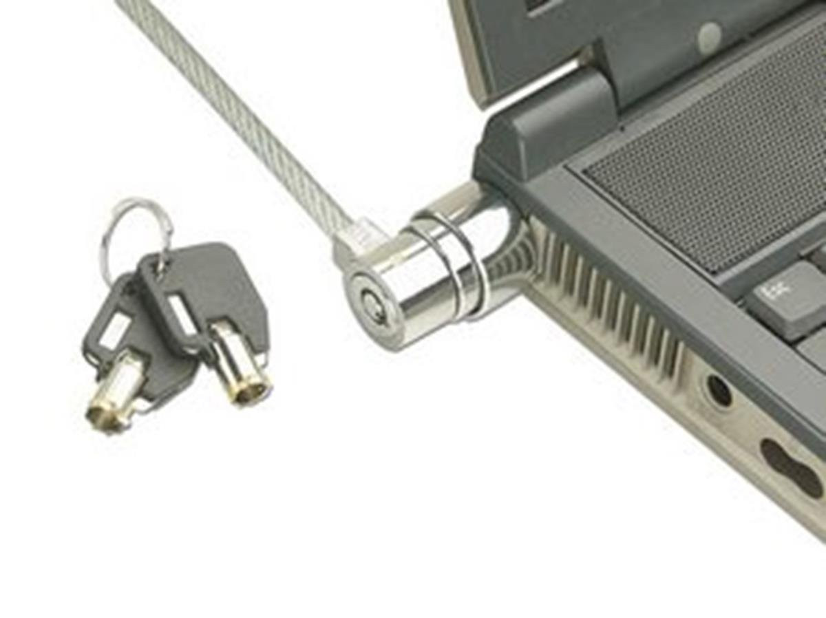 LINDY Notebook Security Cable Barrel Key Lock
