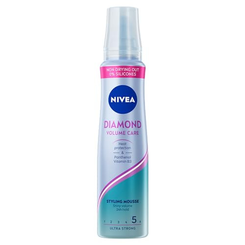 NIVEA Schiuma Diamond Volume Care 150 ml (f3g)