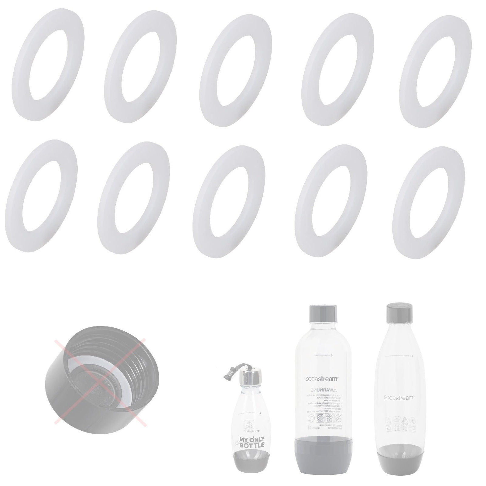Snapworld-Kaffee Guarnizione di alta qualità per bottiglie Sodastream (j5u)