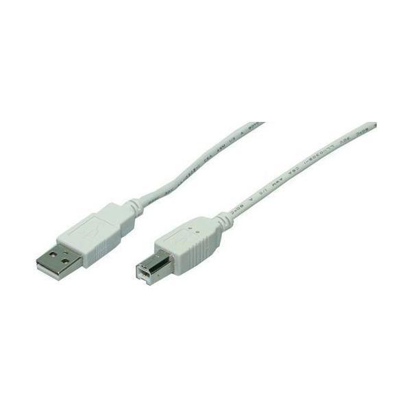 Kabel Logilink Usb 2.0 Kabel A-SteckeR-B-Stecker Grau 2m