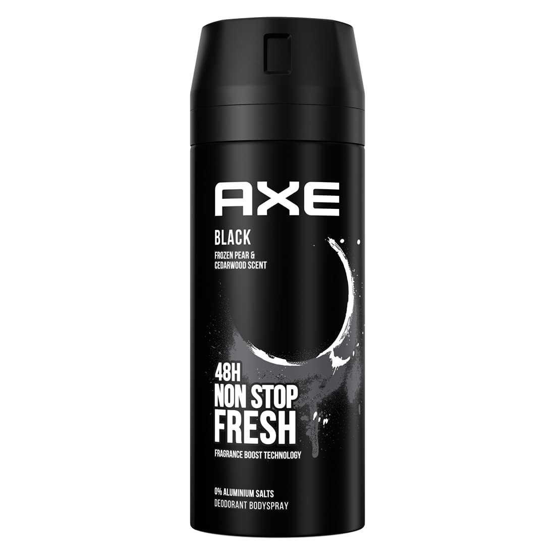 Axe Axe Bodyspray Black senza sali di alluminio, 150 ml (j4K)