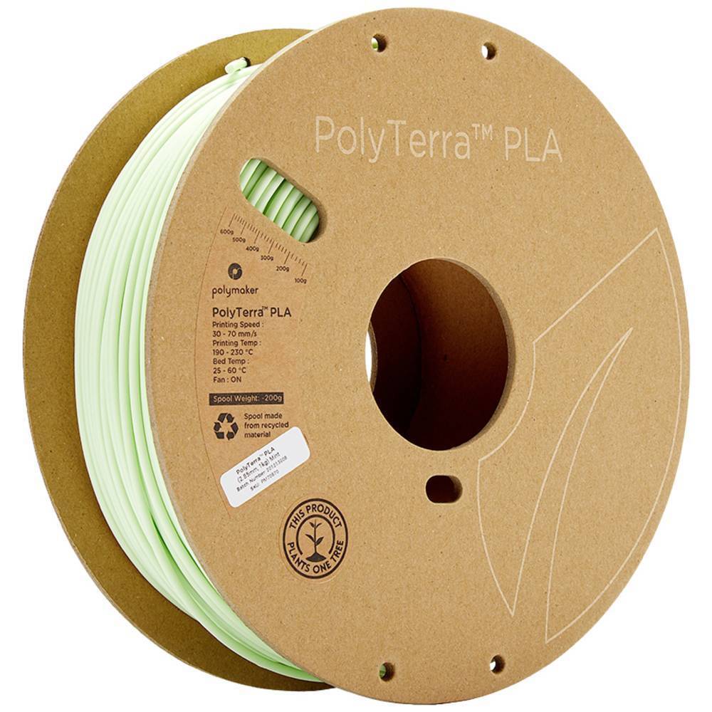 Polymaker 70870 PolyTerra PLA Filamento per stampante 3D Plastica PLA 2.85 mm