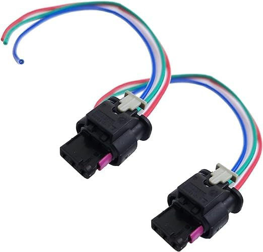 2 pezzi 20 cm 3 pin sensore di parcheggio spina di ricambio treccia cavo (W3d)