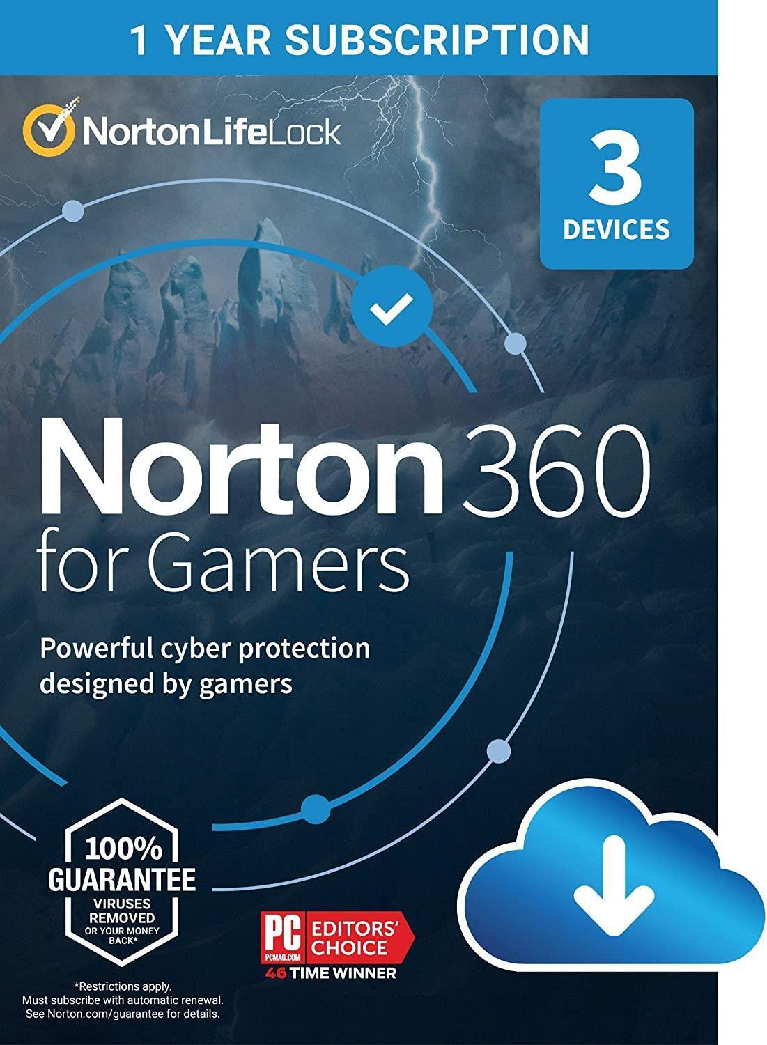 Norton 360 For Gamers Attach 3 Dispositivi 12 Mesi 50Gb 21416227 Antivirus Softw