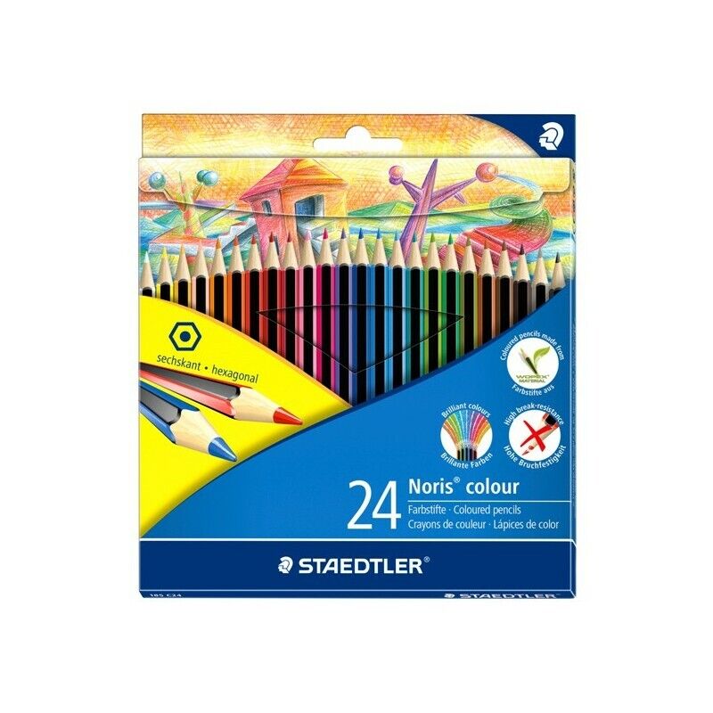 Astuccio 24 Matite Colorate Noris Colour STAEDTLER. La prima matita colorata in