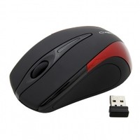 ESPERANZA EM101R Ottico RF Wireless 800 DPI Nero Rosso Mouse 800 dpi Ottico