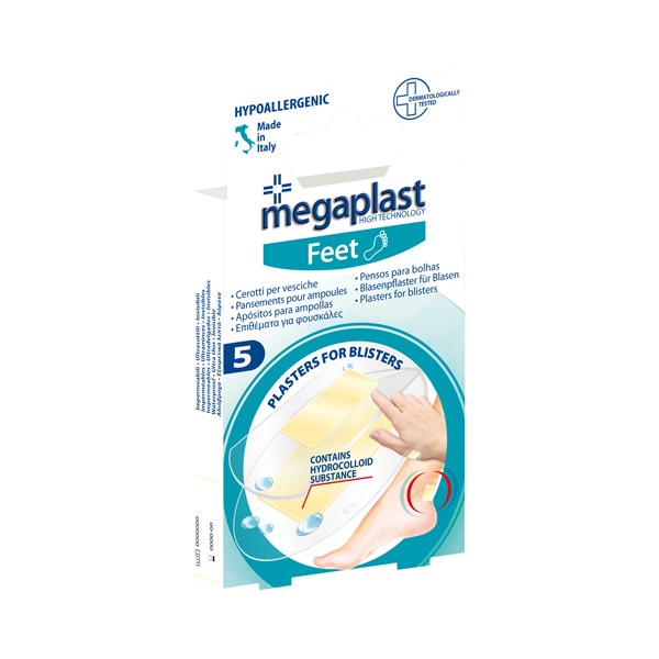 Cerotti Idrocolloidali per Vesciche Megaplast PVS - CER365 (Trasparente Conf. 5)