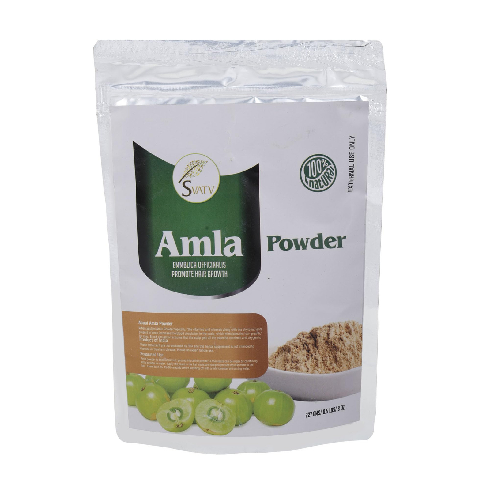 SVATV Amla In Polvere | Emblica Officinalis | Amalaki | Polvere Di Uva (Y5b)