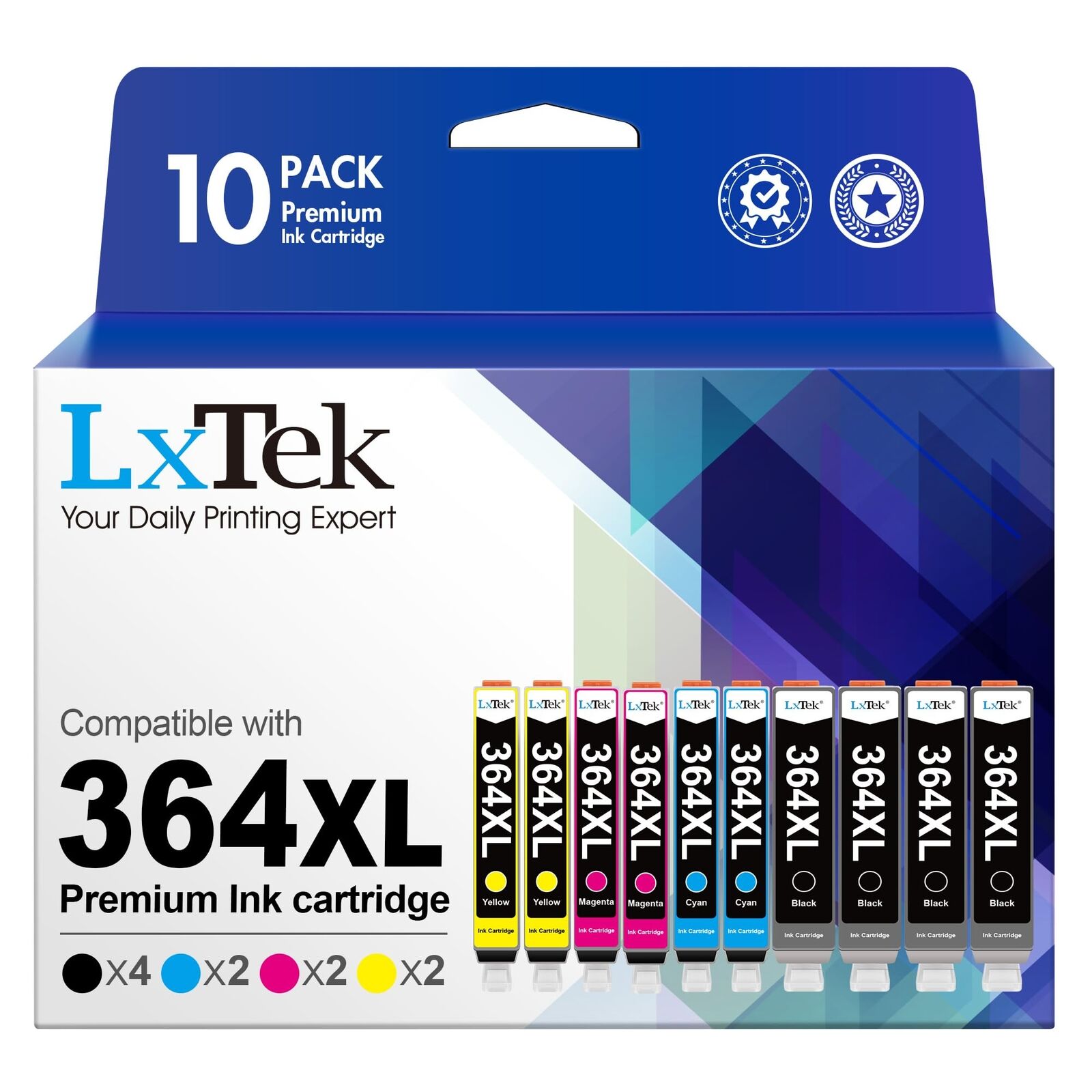 LxTek Compatibili Cartucce d'inchiostro Sostituzione per HP 364 364XL per Photos