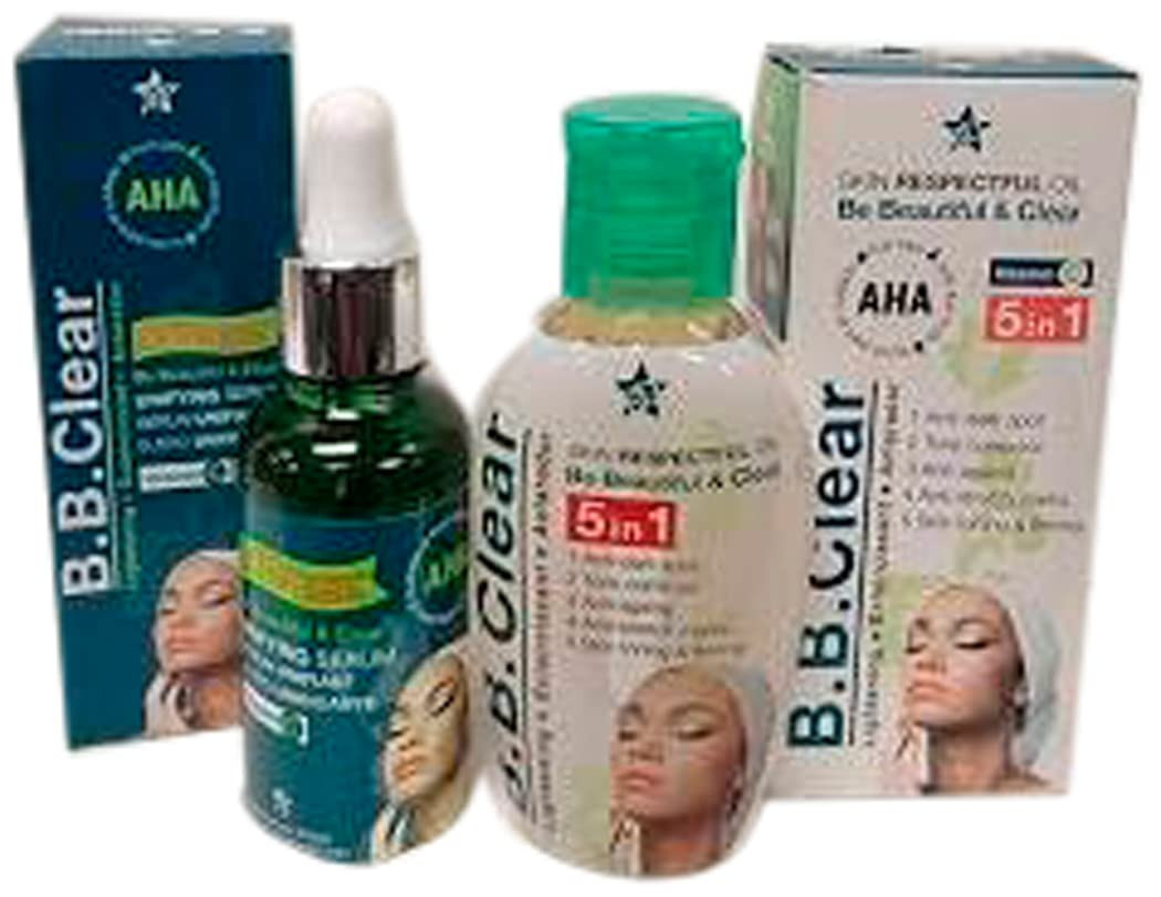 B.B clear oil and siero eclaircissant anti compiti chiarificante a base (Q0T)