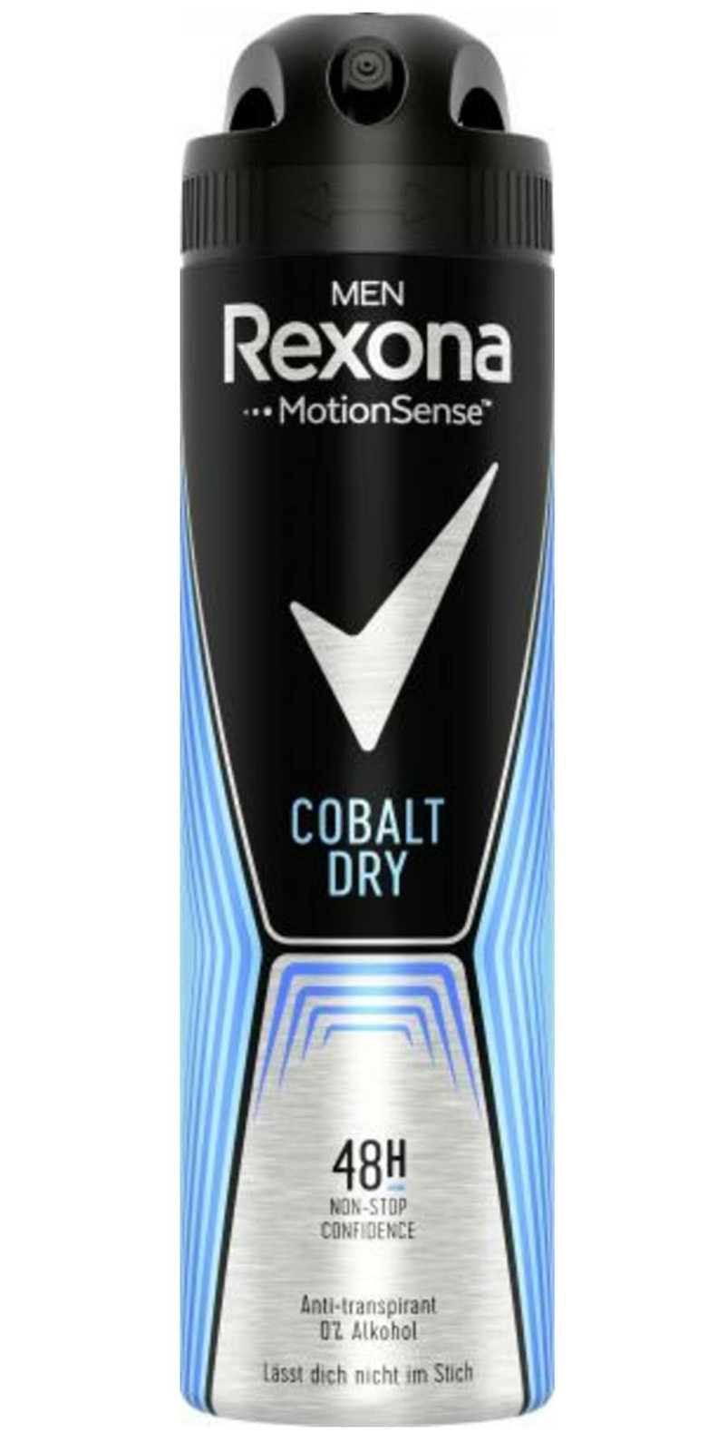 Rexona - 6 deodorante spray da uomo "COBALT DRY" Motion Sense – 150 ml (v3V)