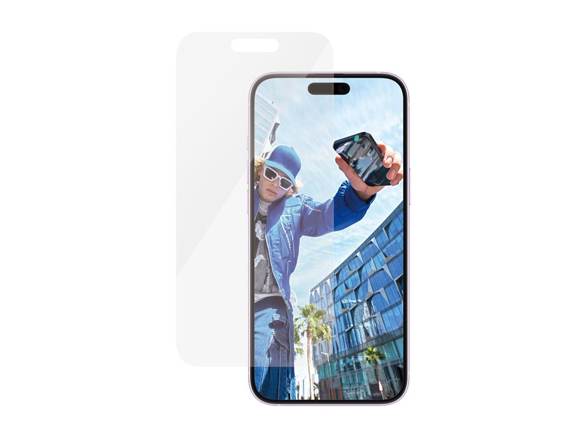 PanzerGlass iPhone 16 Plus Classic Fit per Apple iPhone 15 Plus 16 Plus 2875