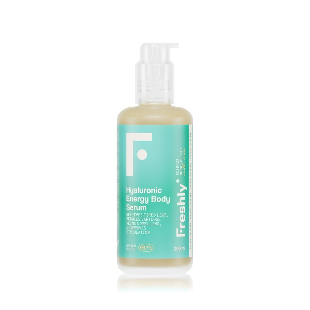 Freshly Cosmetics siero corpo ialuronico Energy. Siero per gambe stanche, (k8n)