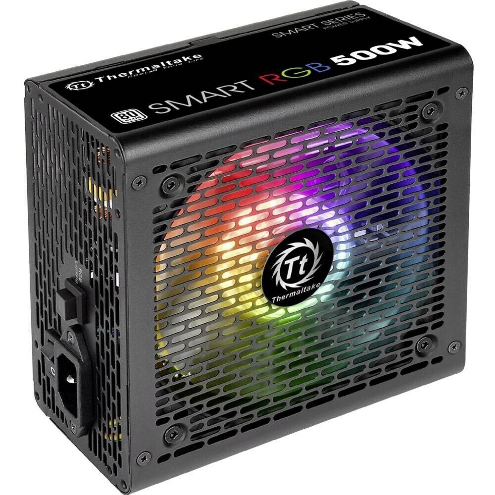 Thermaltake Alimentatore PC Smart RGB 500 W 80 plus black - PS-SPR-0500NHSAWE-1