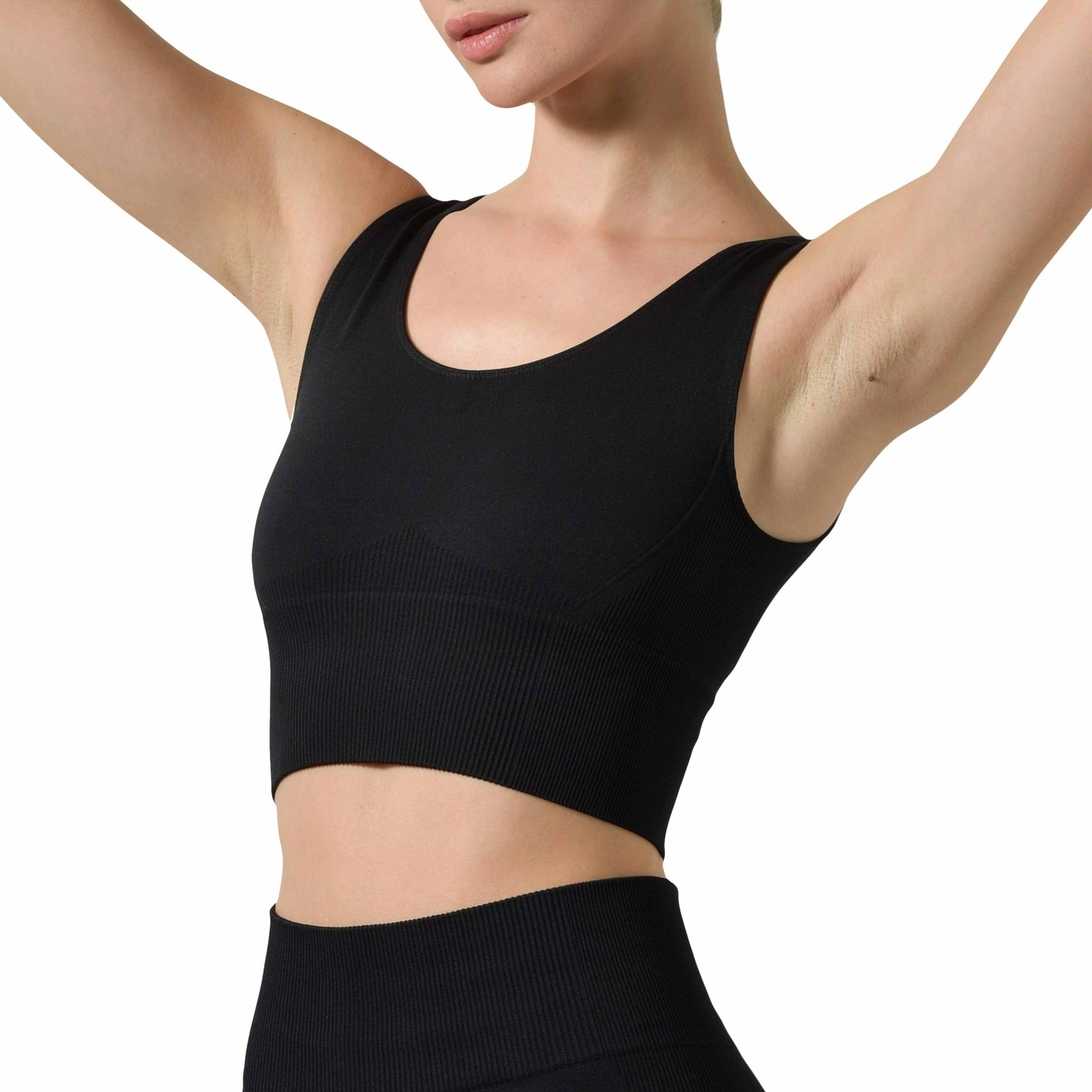 Risalti Top Donna Elegante Costina Ilena - Reggiseno Sportivo Donna, Top (y6l)