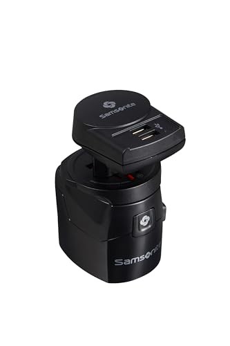 Accessori da viaggio Samsonite - World Adapter Pro 3 -P+USB, Black (I9u)
