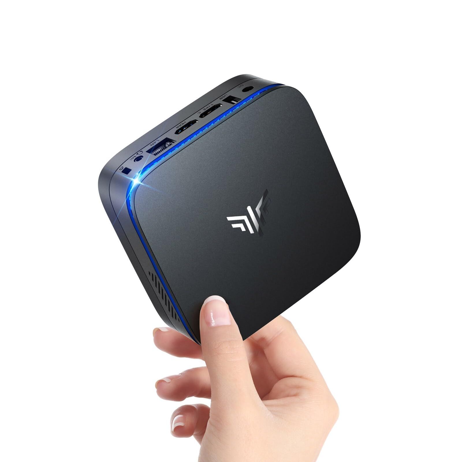 NiPoGi Mini PC 8GB DDR4 + 256GB M.2 SSD, Mini Computer, AK1Plus 12th Ιntel Alder