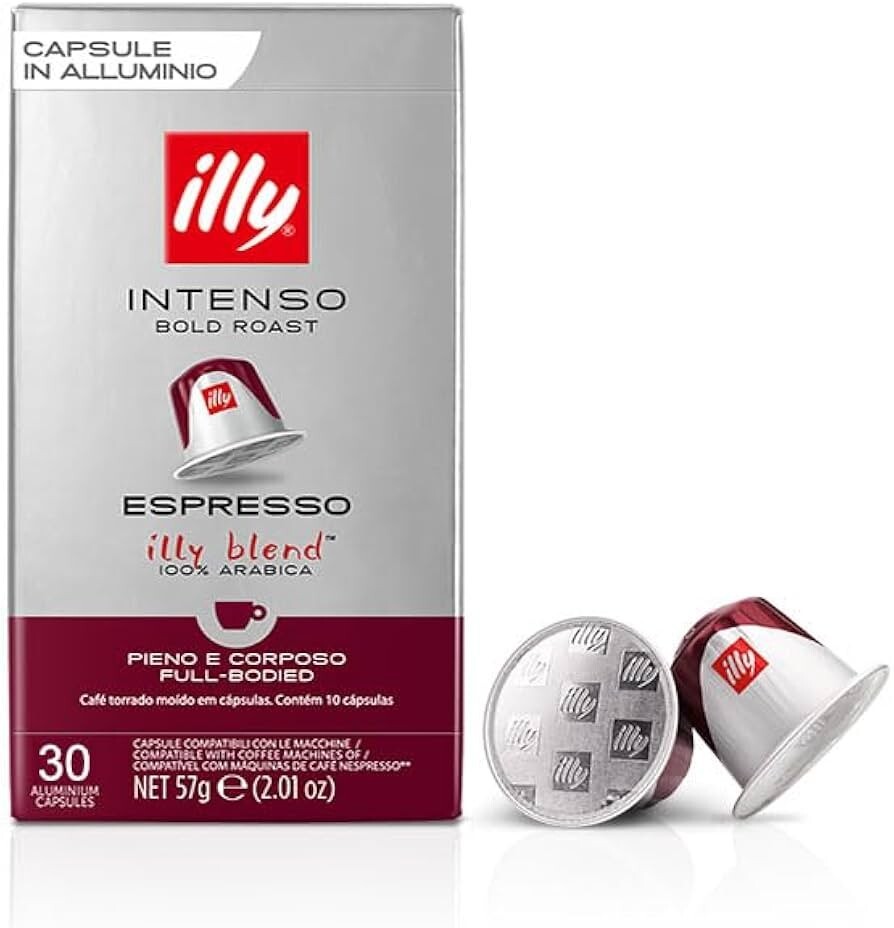 ILLY 240 Capsule Compatibili Nespresso Alluminio  Gusto INTENSO  SPED. GRATUITA