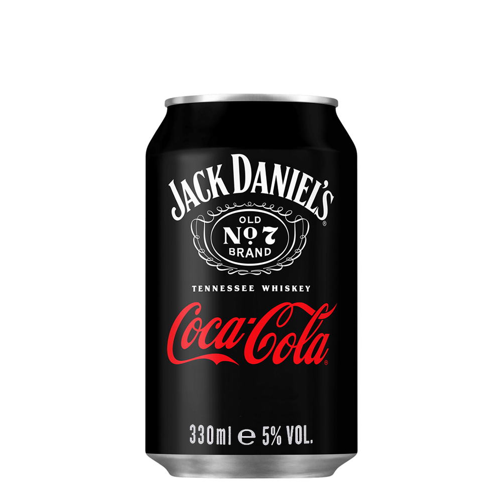 Jack Daniel's n°7 & Coca Cola CL.33 Whisky & Cola Tennessee Whiskey Original