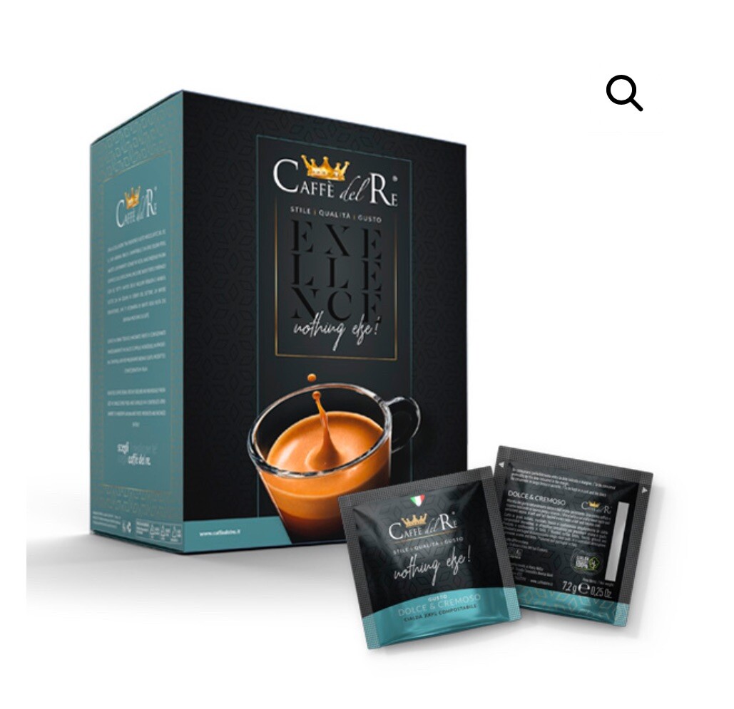 Caffè del Re - 50 Cialde - Gusto Dolce e Cremoso.