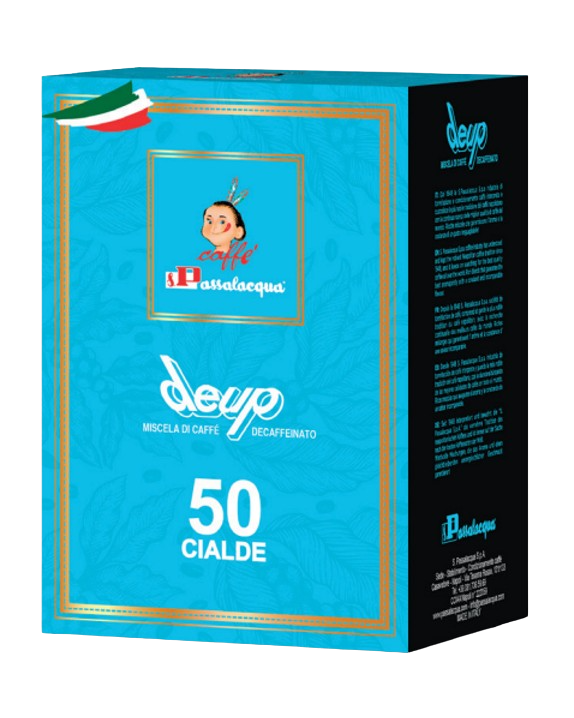 CAFFÈ PASSALACQUA DEUP - DECAFFEINATO - Box 50 CIALDE ESE44 da 7.3g