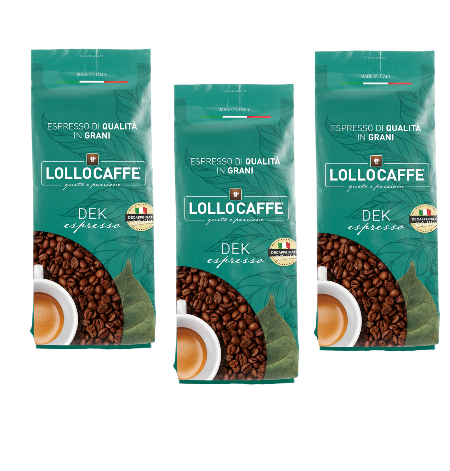Lollo Caffè in Grani Miscela Dekà da 3 kg