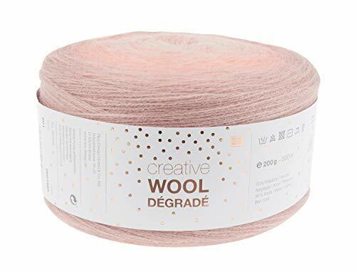 Rico Creativo lana DÉGRADÉ, 200G - altrosee, puder (B5G)