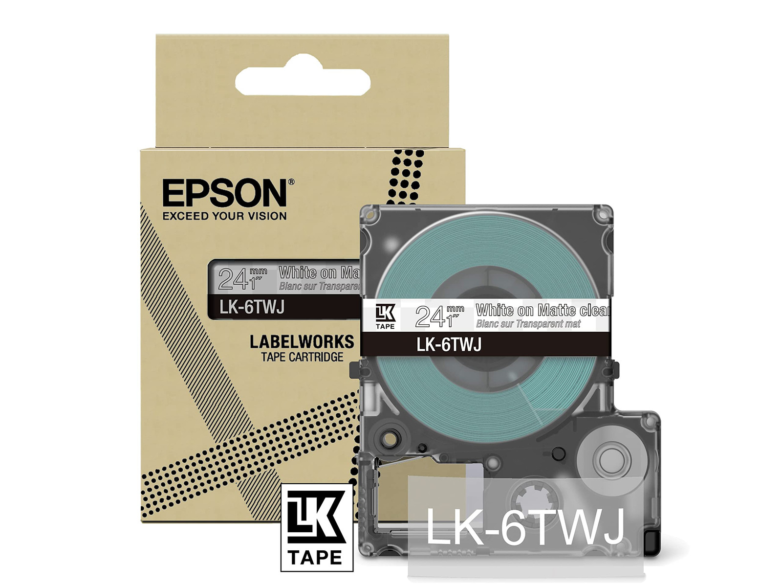 Matte Clear/White 24mm LK-6TWJ