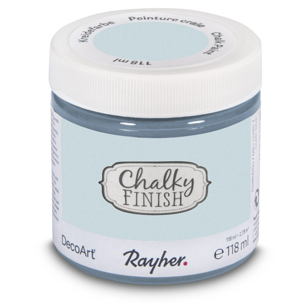 Chalky Finish, Scatola 118ml, Blu Grigio