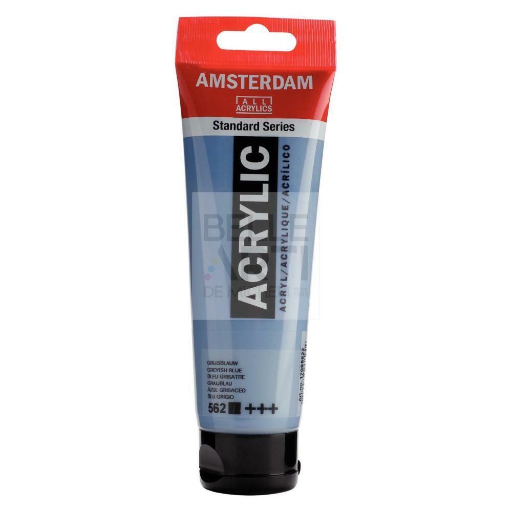 COLORE ACRILICO 562 BLU GRIGIO AMSTERDAM "ACRYLIC" TUBO DA 120ML