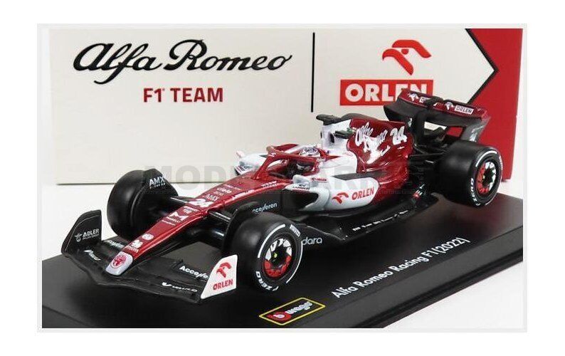 BURAGO BU38068-24 ALFA ROMEO - F1 C42 TEAM ORLEN RACING N 24 BAHRAIN GP 2022 GUA