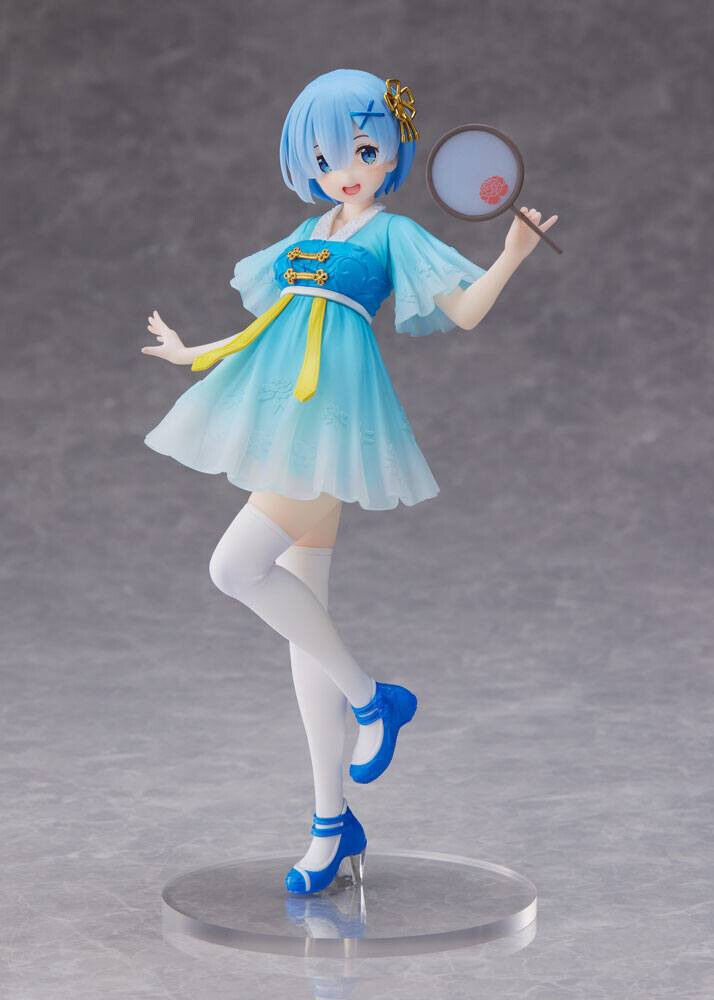 IN STOCK Re: Zero Coreful PVC Statue Rem Mandarin Dress Ver. 20 cm