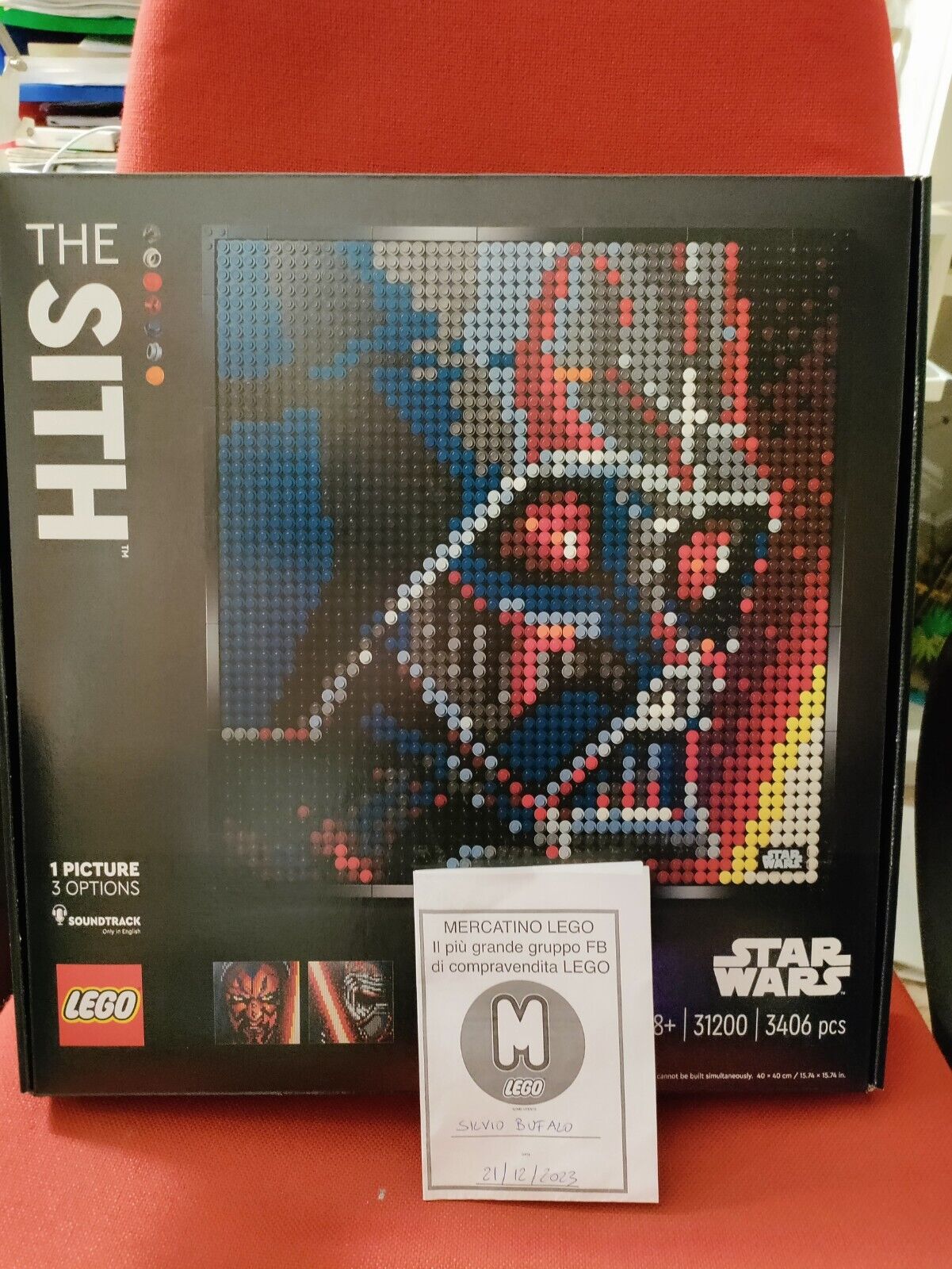 Lego 31200 Star Wars The Sith Pop Art Darth Maul Darth Vader Kylo Ren Nuovo Misb